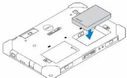 DELL Latitude 12 Rugged Tablet - De SIM-kaart plaatsen - 3