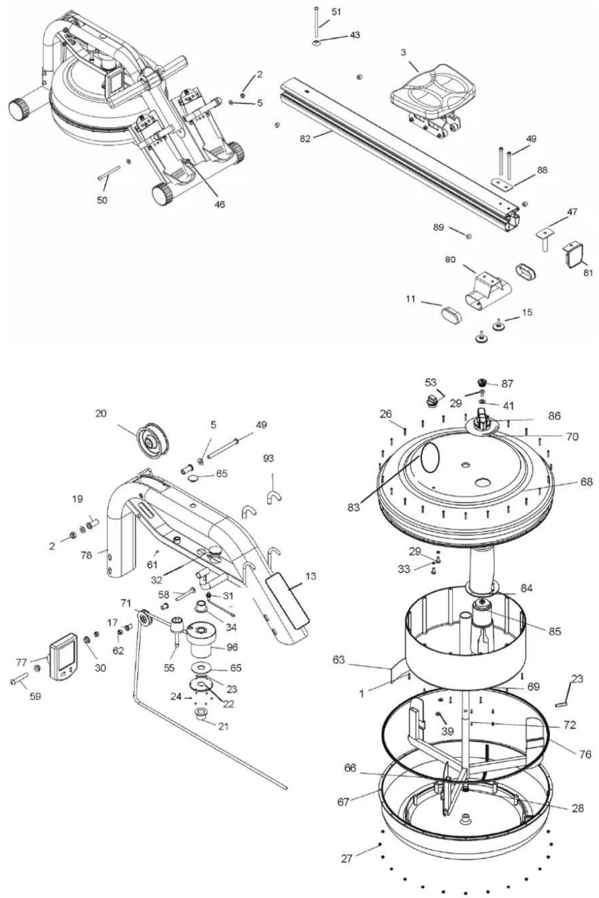 TUNTURI Row 8.1 - NOTE - 1