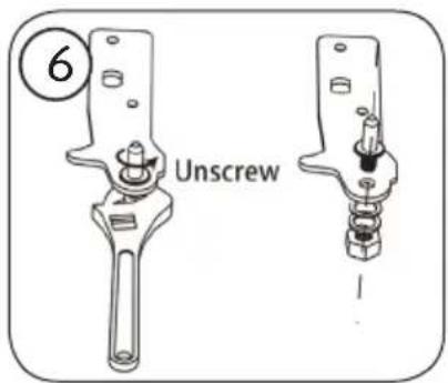 6 Unscrew