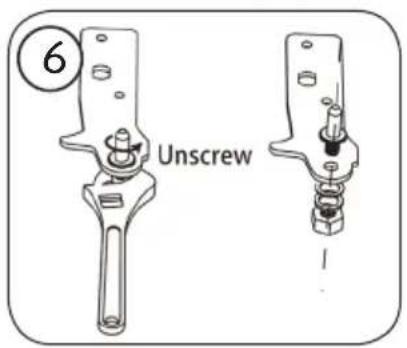 6 Unscrew