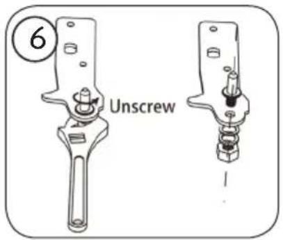 6 Unscrew