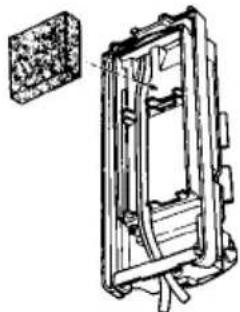 OPTEX VX-402REC - Upper Knockout Wiring Hole (b) Lower Knockout Wiring Hole - 3