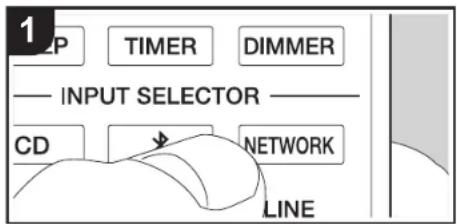 1 P TIMER DIMMER — INPUT SELECTOR — CD NETWORK LINE