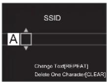PIONEER XC-HM86D - ■ Ввод SSID точки доступа - 1
