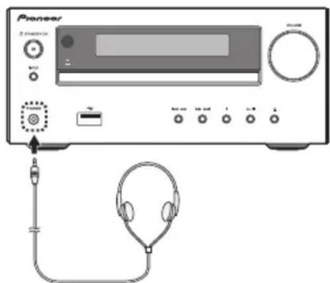 PIONEER X-HM36D - Utilisation avec un casque - 1