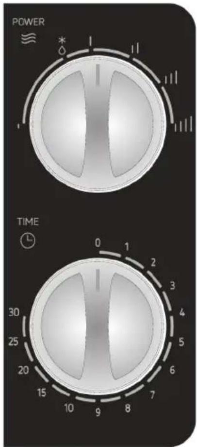 POWER TIME 0 1 2 3 4 5 6 7 8 9 10 15 20 25 30 *