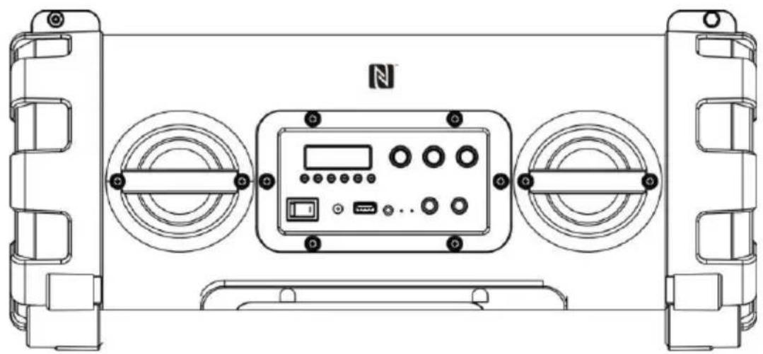 Pyle PBMSPG130BK - PORTABLE BLUETOOTH BOOMBOX USER MANUAL - 2