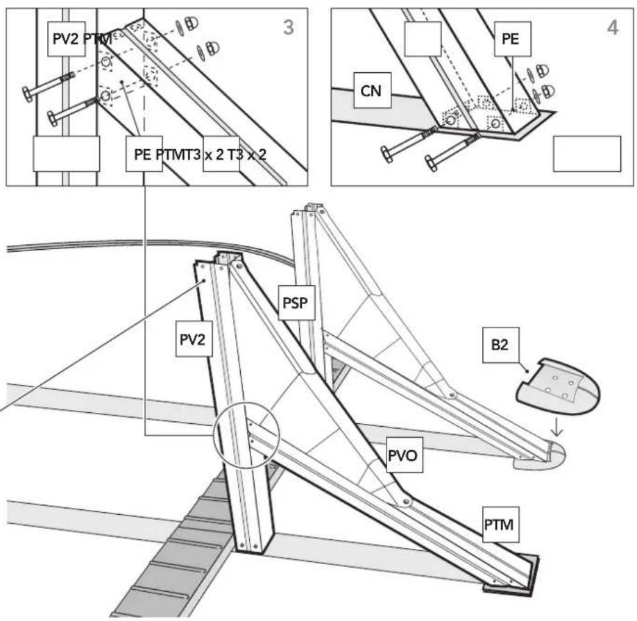 PV2 PTM 3 PE PTMT3 x 2 T3 x 2 4 CN PSP PV2 B2 PVO PTM