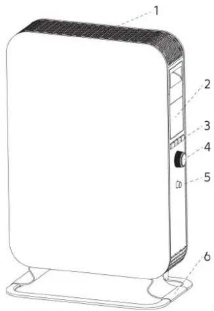 MILL AB-H1000DN - Description du radiateur - 1