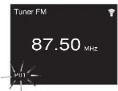 PIONEER HUB X-HM76-S - Mémorisation d'une station - 1