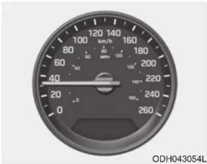120 140 km/h 80 160 60 90 180 60 100 200 40 130 220 20 140-220 0 240 260 ODH043054L