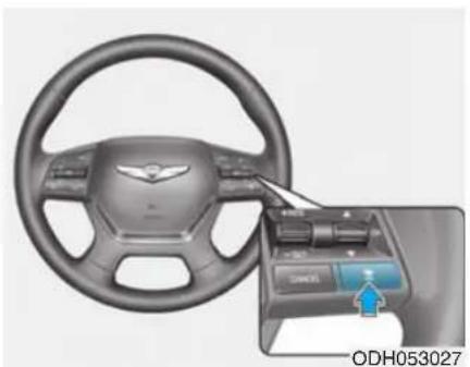 HYUNDAI Genesis (2016) - Pour régler la distance entre les véhicules - 1