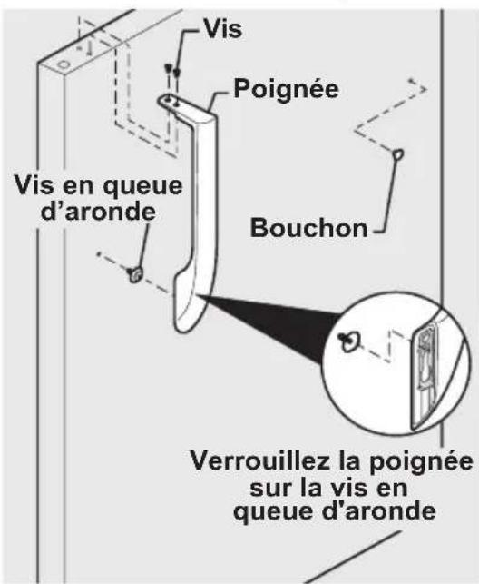 Vis Poignée Bouchon Vis en queue d'aronde Verrouillez la poignée sur la vis en queue d'aronde