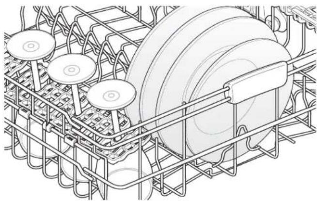 FRIGIDAIRE FGHD2465NW - Tiges à bols - 1
