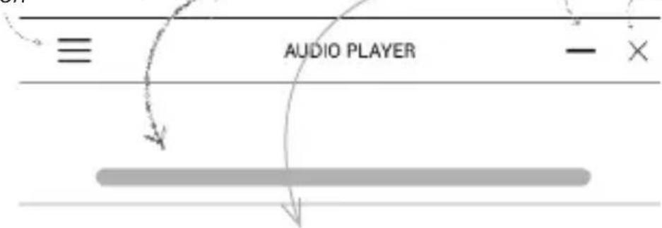 AUDIO PLAYER — ×