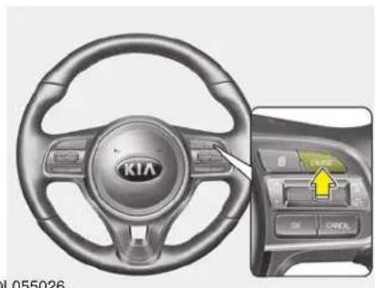 KIA Sportage (2017) - Pour mettre le régulateur hors circuit, procédez de l'une de ces façons : - 1