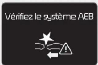 Vérifiez le système AEB