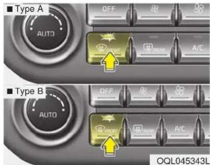 ■ Type A AUTO OFF A/C ■ Type B AUTO OFF A/C OQL045343L