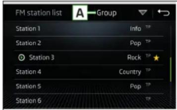 SKODA Fabia (2017) - Liste des stations disponibles - 1