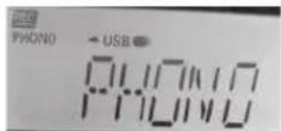 PHONO → USB PHONO