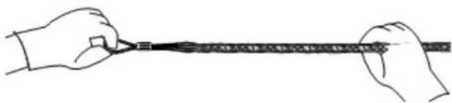 Panduit FSDP912Y - Generally speaking, use the smallest grip which will fit over the cable's outer jacket without excessive difficulty. - 9