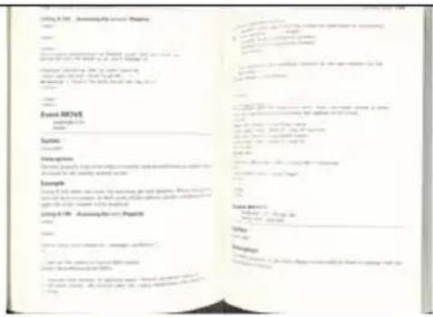 Scanned document page with handwritten notes and a red header, likely from a presentation or report.