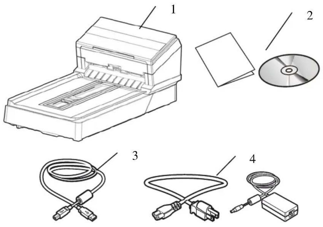 AVISION AD250F - Package Items - 1