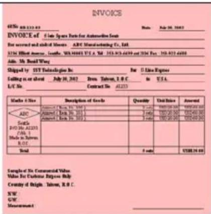 INVOICE ANCO ANCO 2013 Date: July 28, 2013 INVOICE OF: Site Sparks Parte for Autoporting South File posted and posted Members: ABC Manufacturing Co., Ltd. S754 Hlth Street, LaSalle, WA 90001 U.S.A. Val. 353-913-6499 and 3704 Fax. 353-913-6490 Admin. Mr. Board Way Signed by: SST Technologies Inc. For…