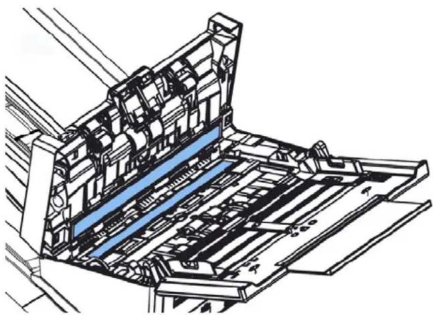 Technical line drawing of a mechanical assembly with no visible text or symbols
