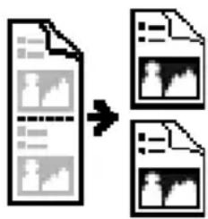 graph TD A["Input Image File"] --> B["Split into two image files"] B --> C["Output Image File"]