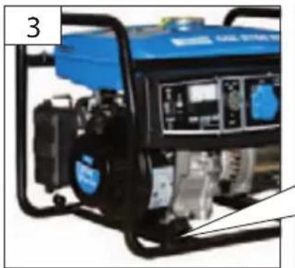 Close-up of a blue industrial power plant with control panel and mechanical components (no visible text or symbols)