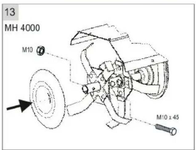 13 MH 4000 M10 M10 x 45