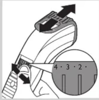 PHILIPS Series 3000 QT4013 - Trimming with comb - 1