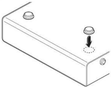 Adder LPV154T - Using the self adhesive feet - 1