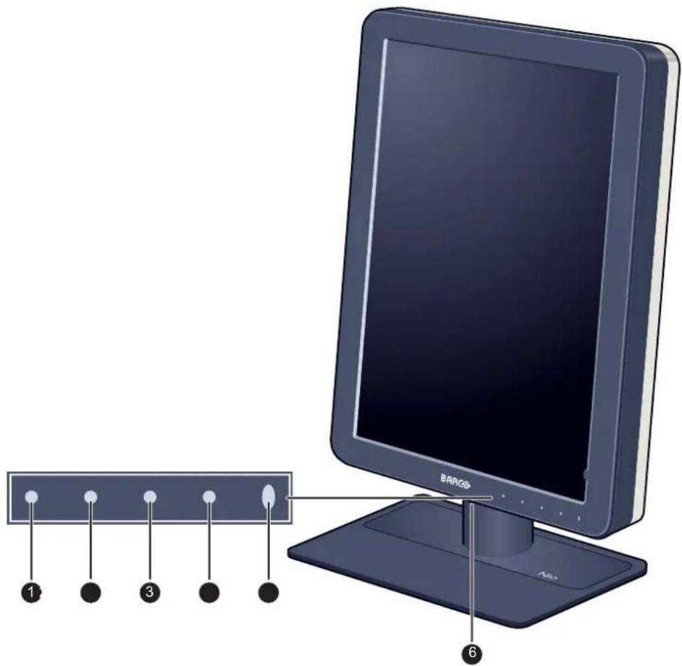 Barco Nio 5MP LED (MDNG-5221) - Vueavantdel'écran - 1
