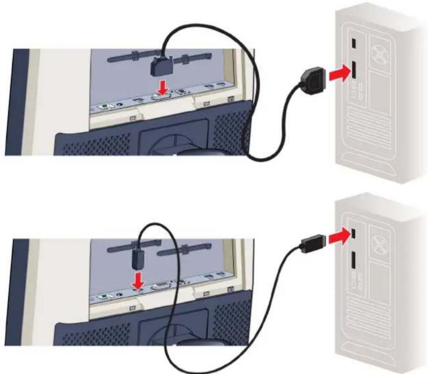 Barco Nio 5MP LED (MDNG-5221) - Pourraccorderlescâblesdesignalàl'écran: - 1