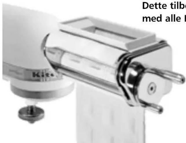 KITCHENAID 5KRAV - Serveras med: - 1