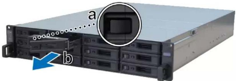 SYNOLOGY RackStation RS18017xs+ - Installation des disques - 1