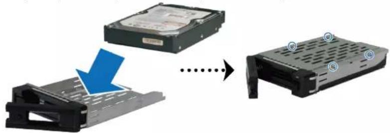SYNOLOGY RackStation RS4017xs+ - Installation des disques - 2