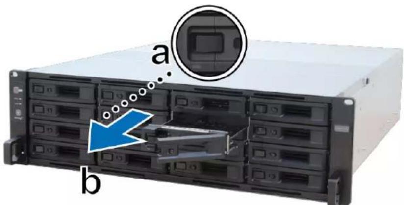 SYNOLOGY RackStation RS4017xs+ - Installation des disques - 1
