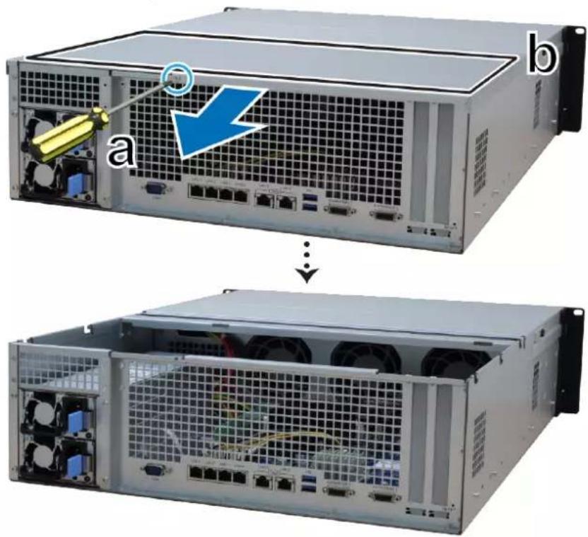 SYNOLOGY RackStation RS4017xs+ - Pour installer le module de RAM : - 1