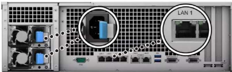 SYNOLOGY RackStation RS4017xs+ - Démarrer votre RackStation - 1