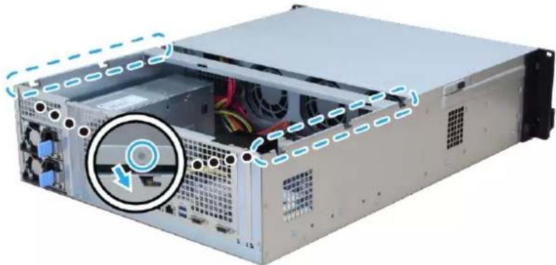 SYNOLOGY RackStation RS4017xs+ - Pour installer le module de RAM : - 3