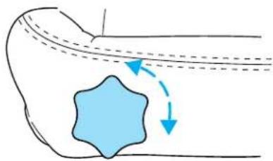 Lincoln LS (2004) - Using the manual lumbar support (if equipped) - 1