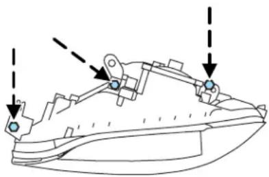 Lincoln LS (2004) - Replacing headlamp bulbs - 1