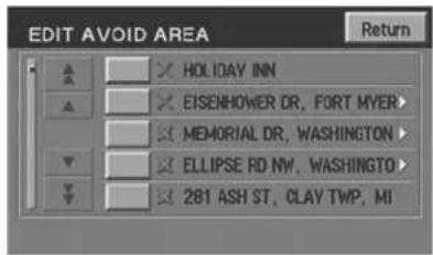 EDIT AVOID AREA Return HOLIDAY INN EISENHOWER DR, FORT MYER MEMORIAL DR, WASHINGTON ELLIPSE RD NW, WASHINGTON 281 ASH ST, OLAV TWP, MI