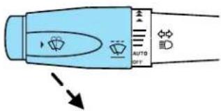 Diagram of a handheld device with labeled ports and directional arrows indicating movement or flow.