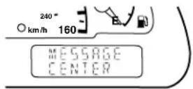 Lincoln LS (2004) - MESSAGE CENTER (IF EQUIPPED) - 1