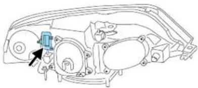 Lincoln LS (2004) - Replacing the LED sidemarker - 1