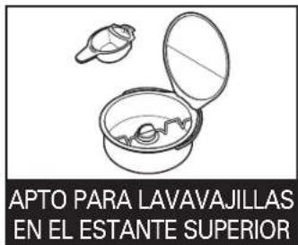APTO PARA LAVAVAJILLAS EN EL ESTANTE SUPERIOR